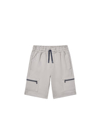 Bermuda interlock fechos Shitake (Cinza)  para Menino - Mayoral
