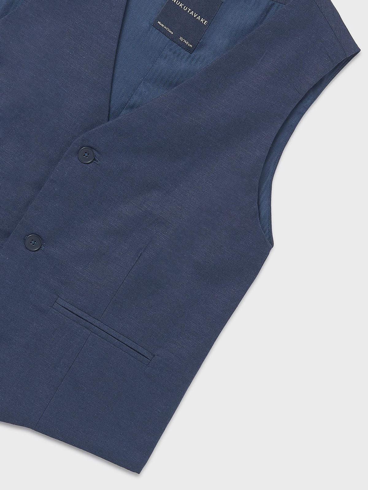 Colete linho suiting Atlantico (Azul)  para Menino - Mayoral