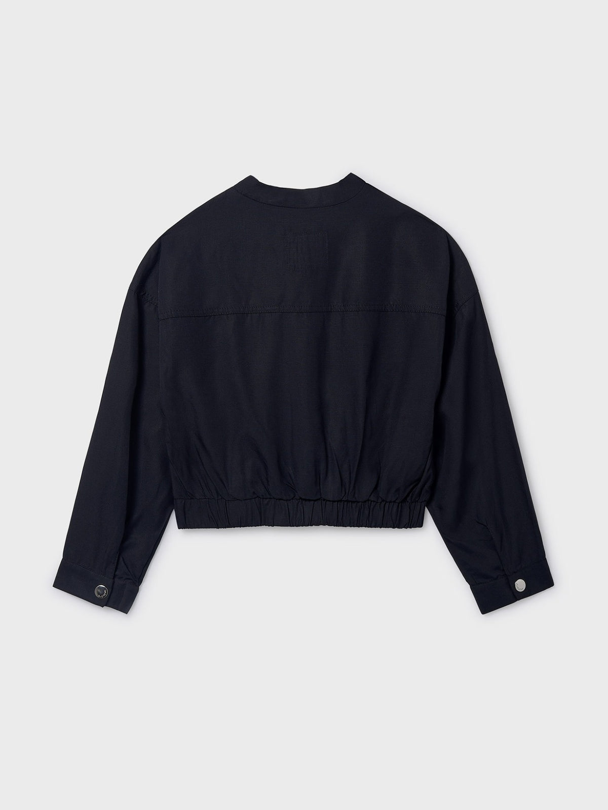 Jaqueta bomber fivelas Preto (Preto)  para Menina - Mayoral