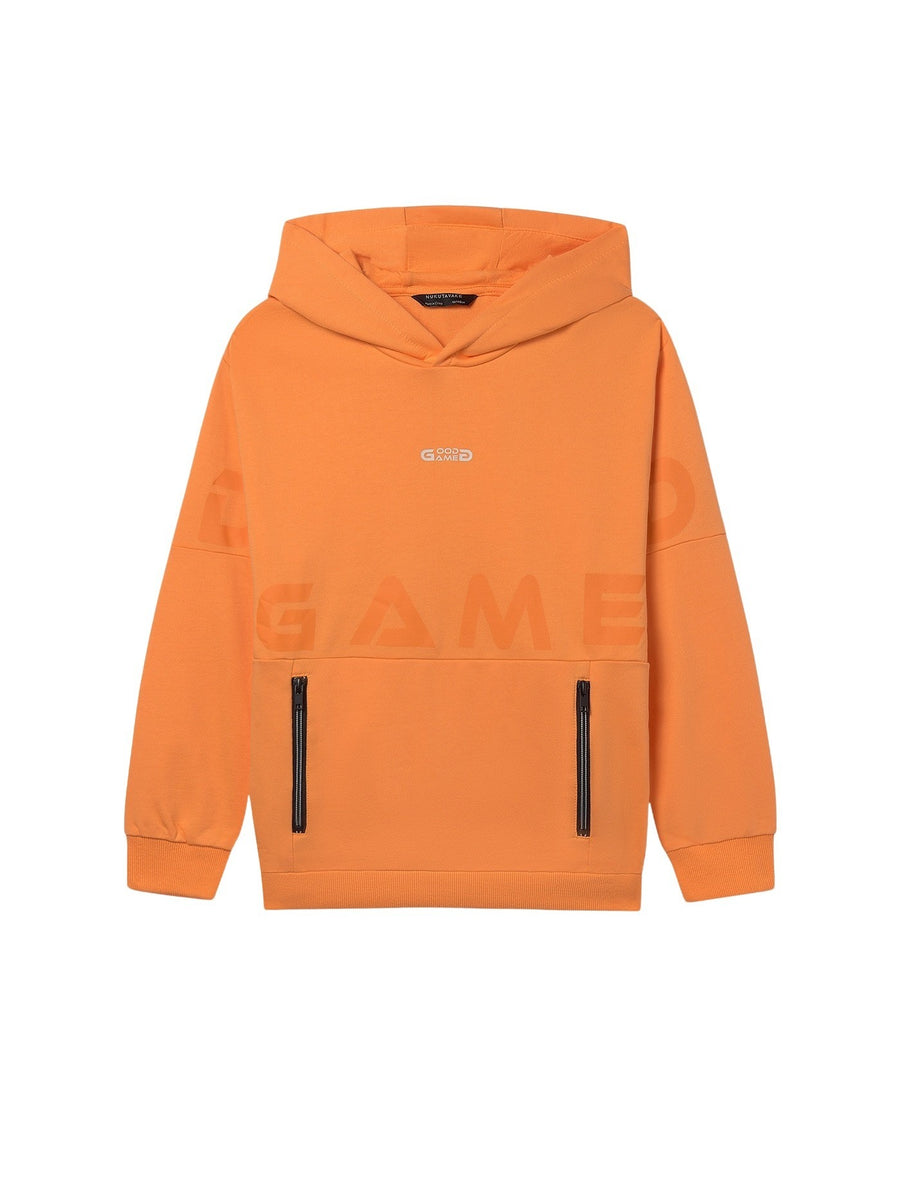 Sweat fechos Damasco (Laranja Outono)  para Menino - Mayoral