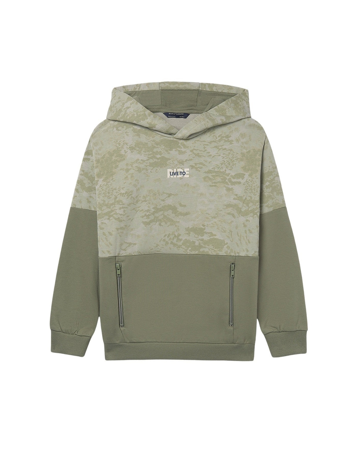 Sweat fechos Liquene (Verde seco)  para Menino - Mayoral