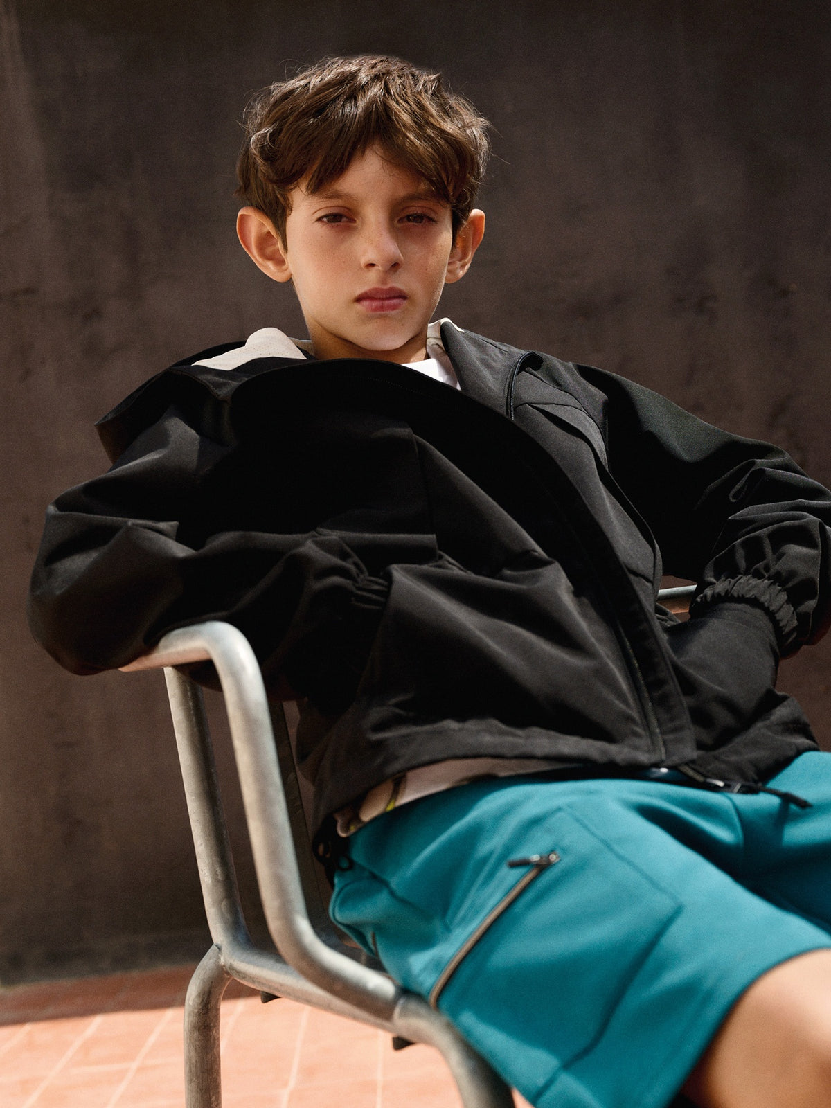 Parka athletics Preto (Preto)  para Menino - Mayoral