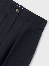 Calças balão tecido gabardine Preto (Preto)  para Menina - Mayoral
