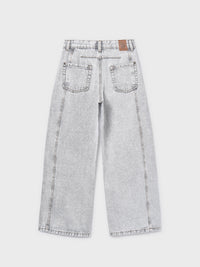 Calça ganga wide leg Cinza (Cinza)  para Menina - Mayoral