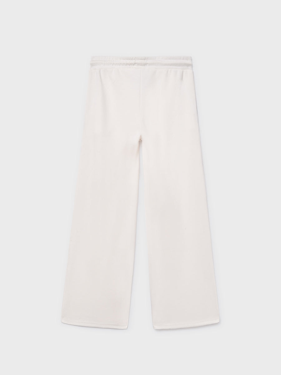 Calça malha Osso (Creme / Pérola)  para Menina - Mayoral