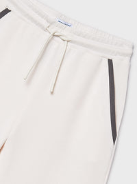 Calça malha Osso (Creme / Pérola)  para Menina - Mayoral