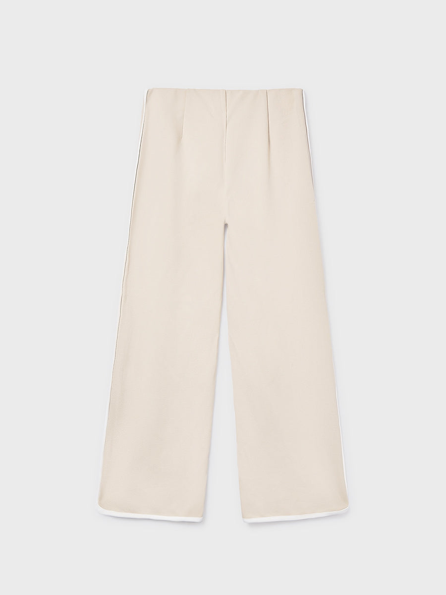 Calça ponto crepe Areia (Bege)  para Menina - Mayoral
