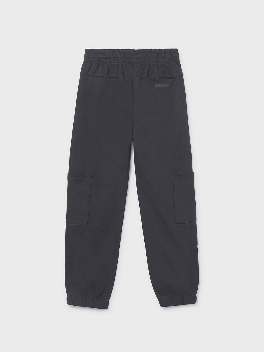Calça interlock Preto (Preto)  para Menino - Mayoral