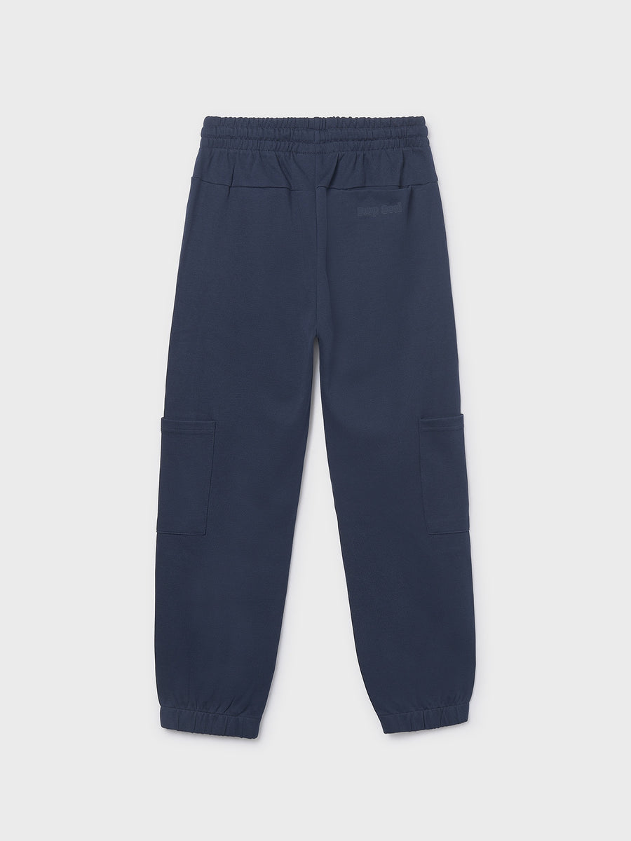 Calça interlock Marinho (Marinho)  para Menino - Mayoral
