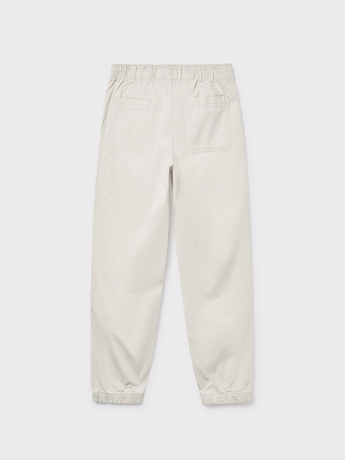 Calça jogger sarja Canamo (Creme / Pérola)  para Menino - Mayoral