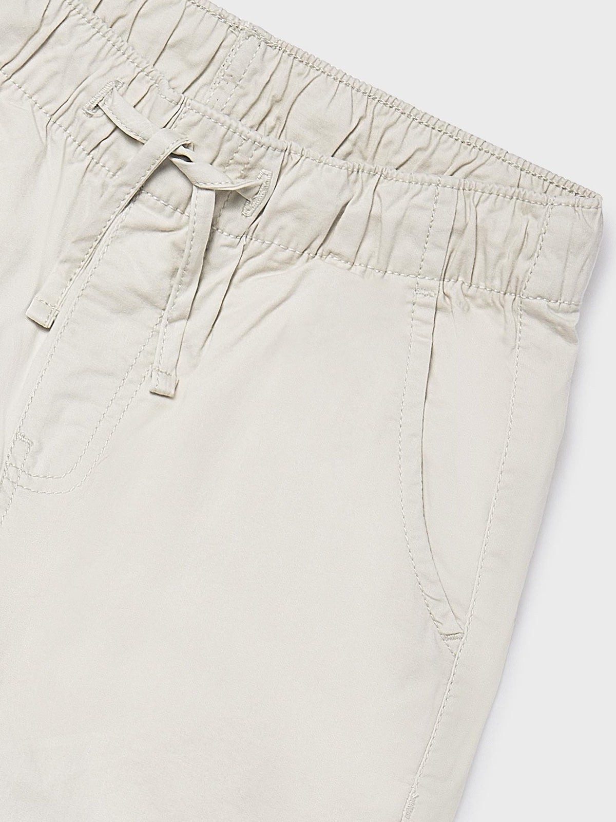 Calça jogger sarja Canamo (Creme / Pérola)  para Menino - Mayoral