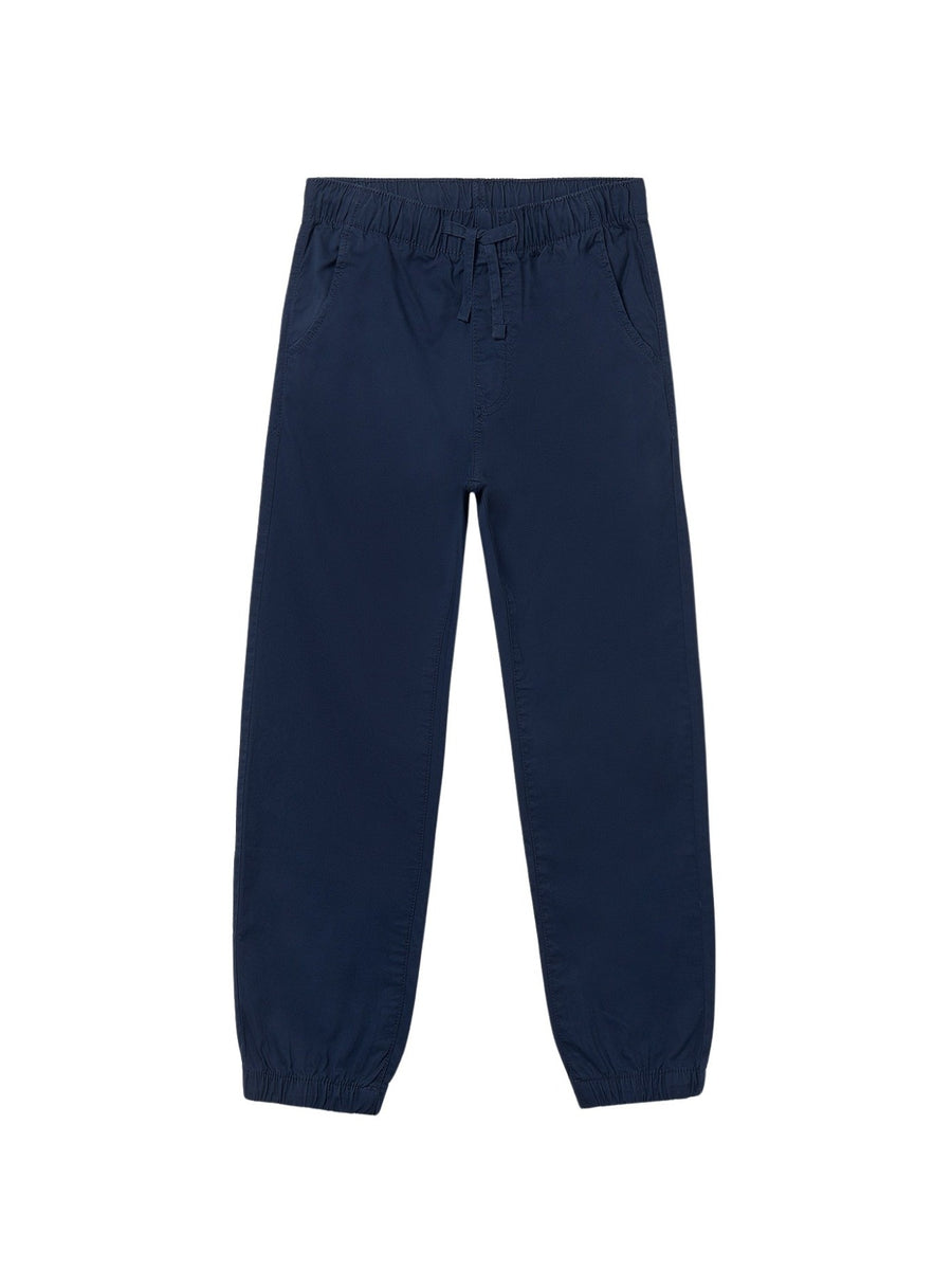Calça jogger sarja Atlantico (Azul)  para Menino - Mayoral