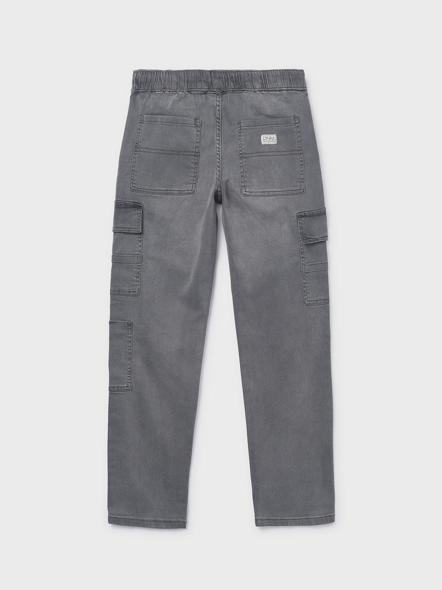 Calça denim jogger Cinz medio (Cinza)  para Menino - Mayoral