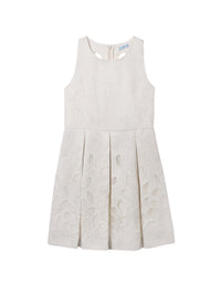 Vestido orla Linho (Bege)  para Menina - Mayoral