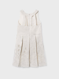 Vestido orla Linho (Bege)  para Menina - Mayoral