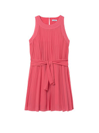 Vestido plissado Coral (Fúcsia)  para Menina - Mayoral
