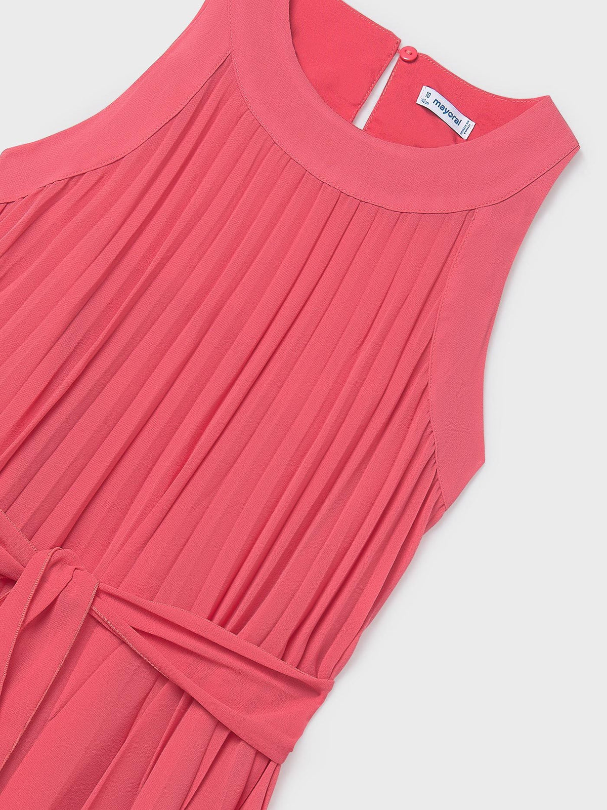 Vestido plissado Coral (Fúcsia)  para Menina - Mayoral