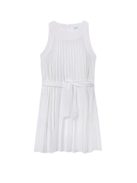 Vestido plissado Crú (Creme / Pérola)  para Menina - Mayoral