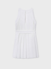 Vestido plissado Crú (Creme / Pérola)  para Menina - Mayoral
