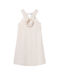 Vestido flor Grão bico (Bege)  para Menina - Mayoral