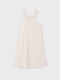 Vestido flor Grão bico (Bege)  para Menina - Mayoral