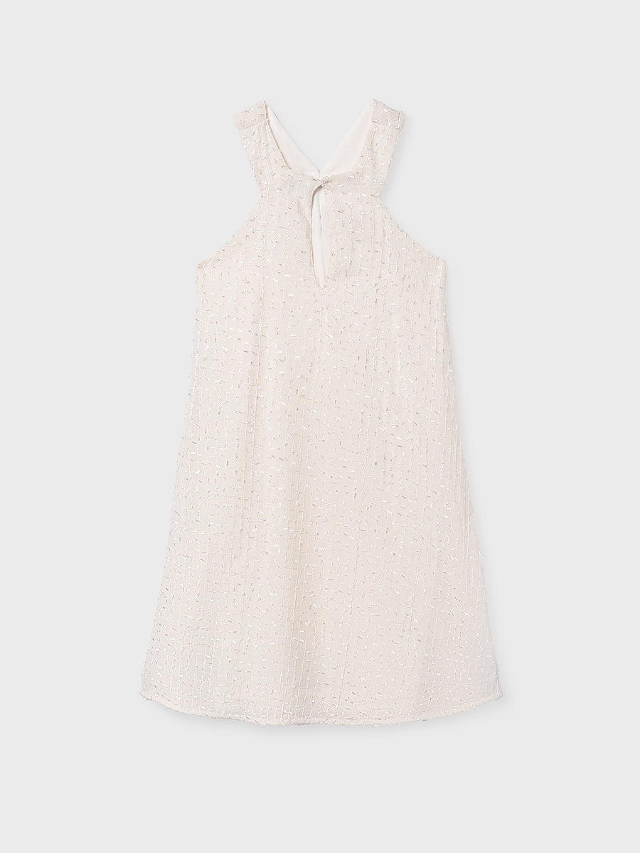 Vestido flor Grão bico (Bege)  para Menina - Mayoral