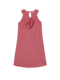 Vestido flor Coral (Tijolo)  para Menina - Mayoral