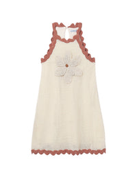 Vestido tricot Osso-arci (Creme / Pérola)  para Menina - Mayoral