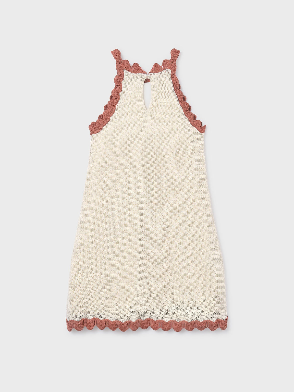Vestido tricot Osso-arci (Creme / Pérola)  para Menina - Mayoral