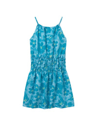 Vestido estampado alças Pacífico (Turquesa)  para Menina - Mayoral