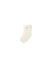 Soquete Crú (Creme / Pérola)  para Bebé Menina - Mayoral