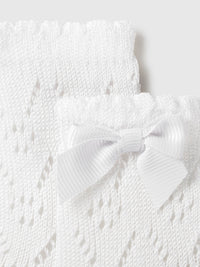 Soquete Branco (Branco)  para Bebé Menina - Mayoral