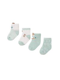 Set 4 soquetes Aqua (Verde Água)  para Bebé Menina - Mayoral