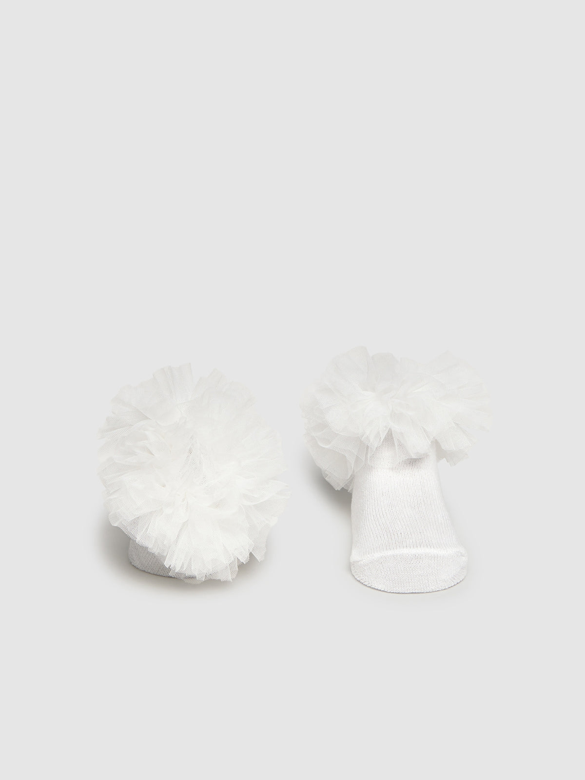 Set bandolete e soquetes Branco (Branco)  para Bebé Menina - Mayoral