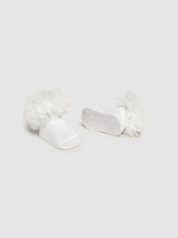 Set bandolete e soquetes Branco (Branco)  para Bebé Menina - Mayoral
