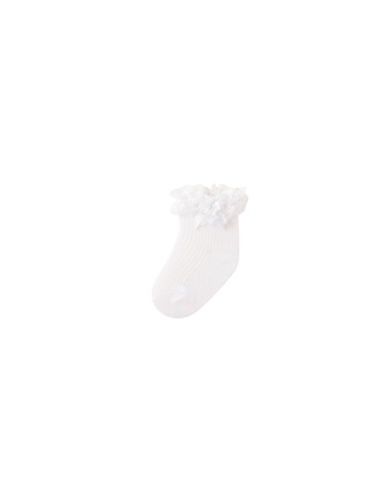 Soquetes com folhos Branco (Branco)  para Bebé Menina - Mayoral