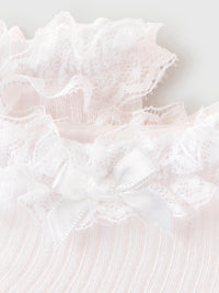 Soquetes com folhos Branco (Branco)  para Bebé Menina - Mayoral