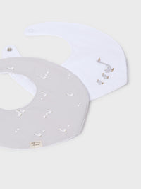 Set 2 babetes Prata (Cinza Claro)  para Bebé Menina - Mayoral