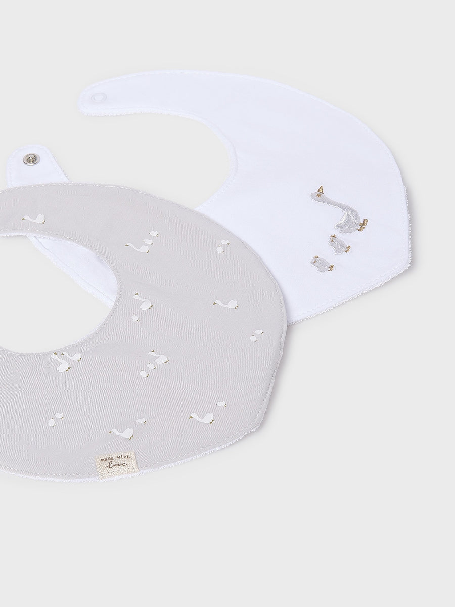Set 2 babetes Prata (Cinza Claro)  para Bebé Menina - Mayoral