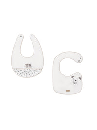 Set 2 babetes Crú (Creme / Pérola)  para Bebé Menino - Mayoral