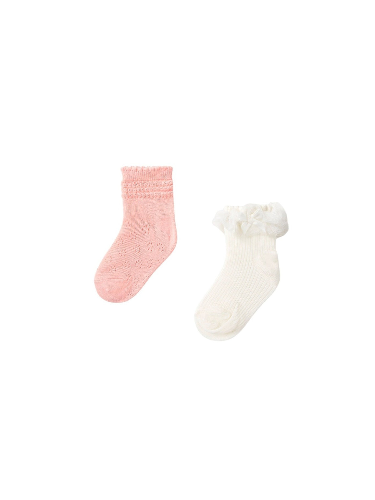 Pack 2 soquetes Blossom (Rosa)  para Bebé Menina - Mayoral