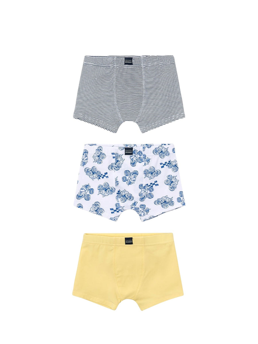 Set 3 boxers Limão (Amarelo)  para Menino - Mayoral