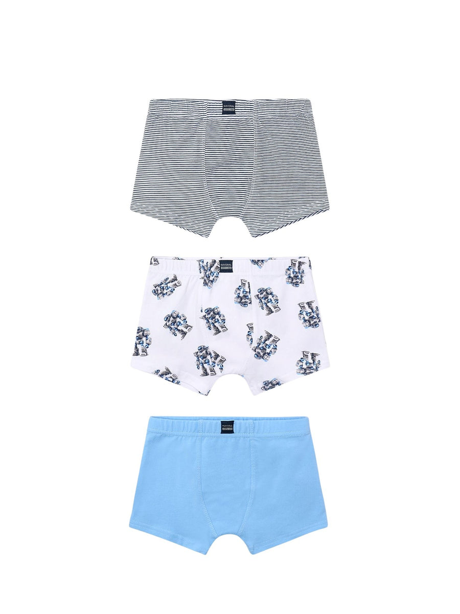 Set 3 boxers Celeste (Celeste)  para Menino - Mayoral