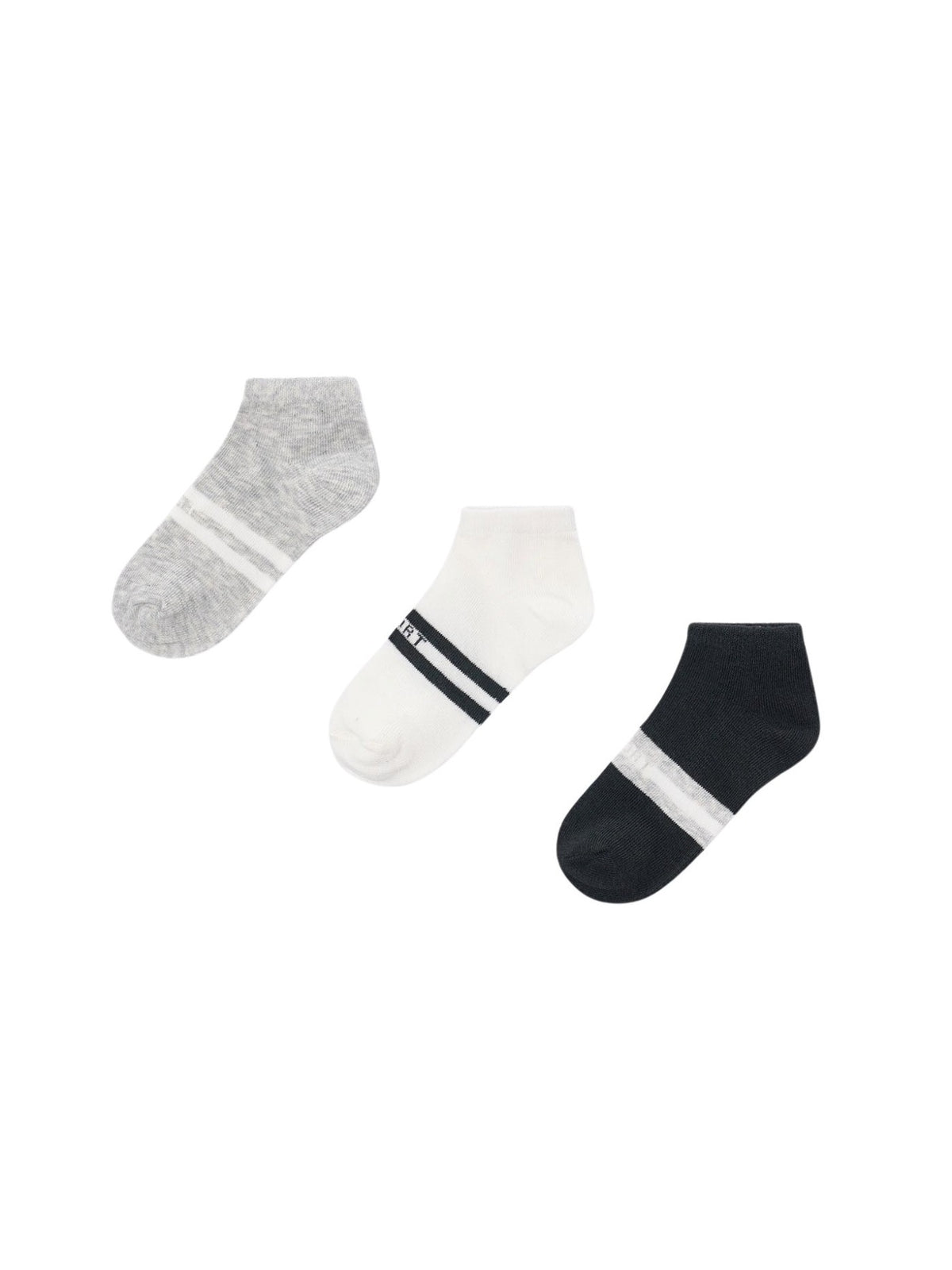Pack 3 soquetes Preto (Preto)  para Menino - Mayoral