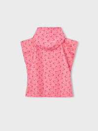 Poncho de praia estampado Gerânio (Rosa)  para Menina - Mayoral
