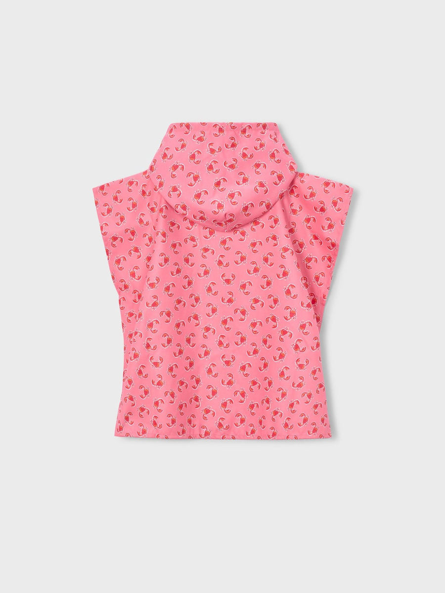 Poncho de praia estampado Gerânio (Rosa)  para Menina - Mayoral