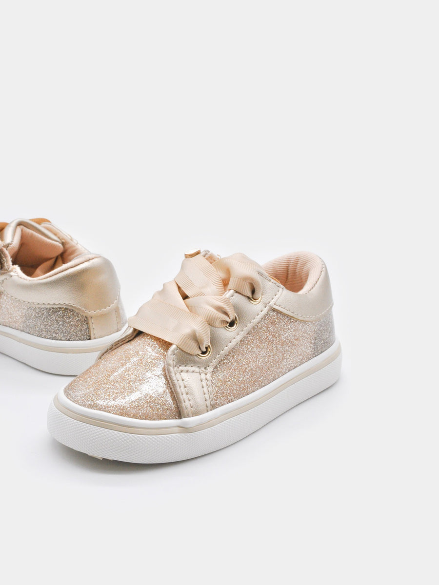 Sapatilhas glitter Ouro (Dourado)  para Bebé Menina - Mayoral