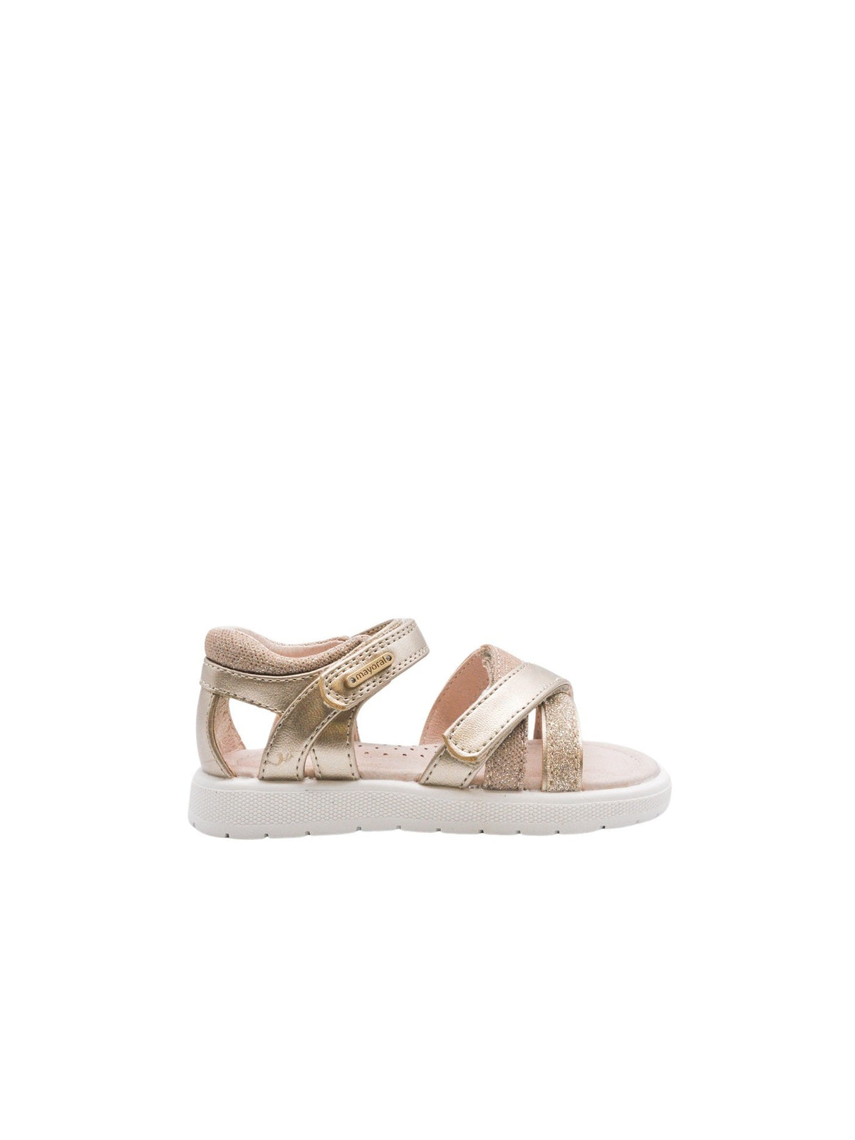 Sandálias tiras velcro Ouro (Dourado)  para Bebé Menina - Mayoral