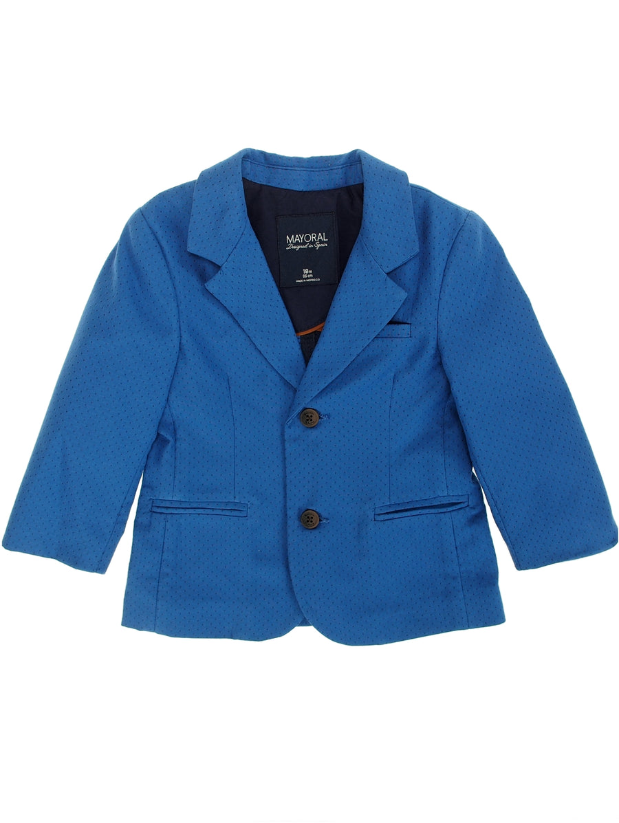 Jaqueta jacquard fantasia Azul (Azul)  para Bebé Menino - Mayoral