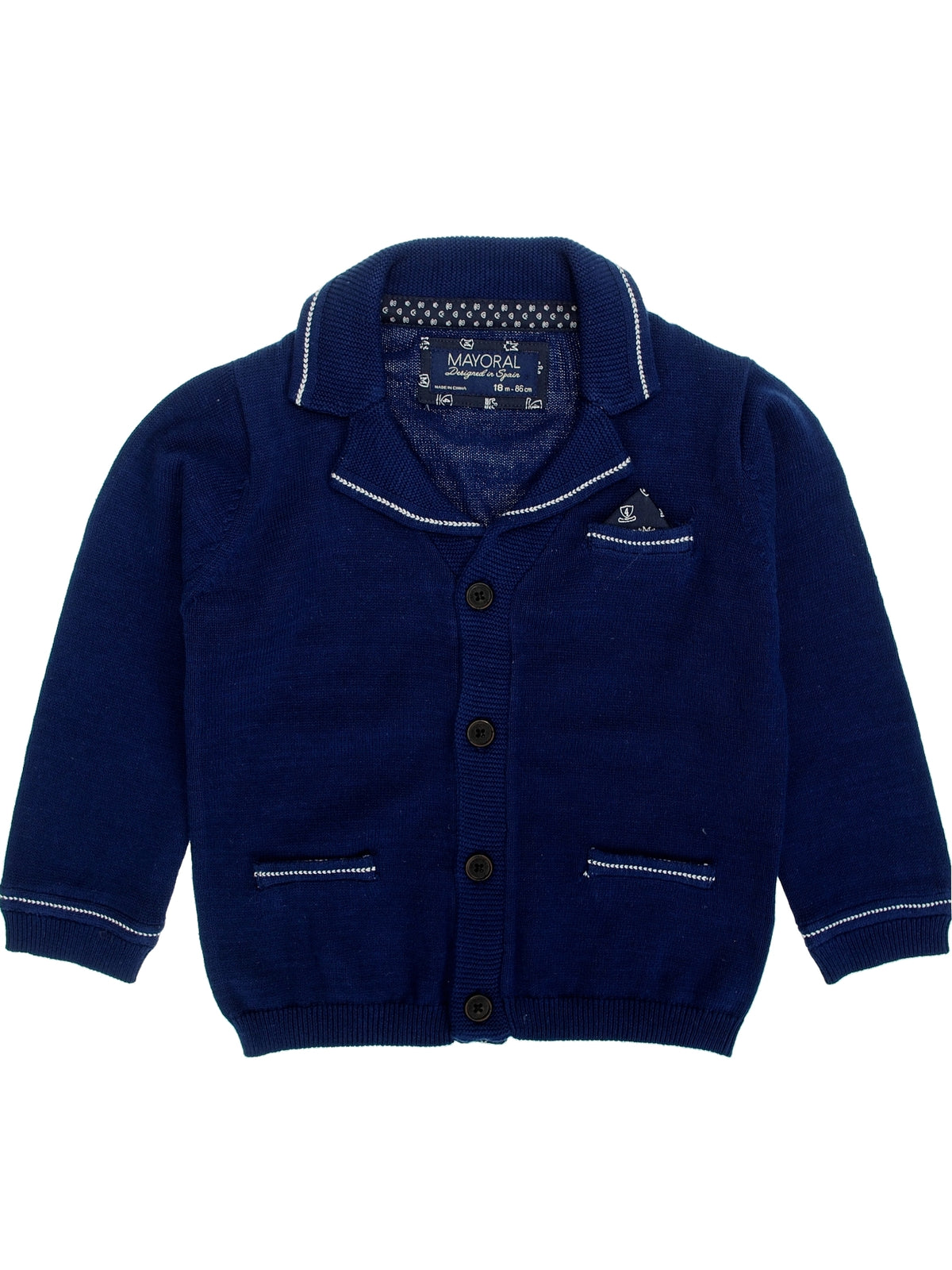 Jaqueta tricot Astros (Marinho)  para Bebé Menino - Mayoral
